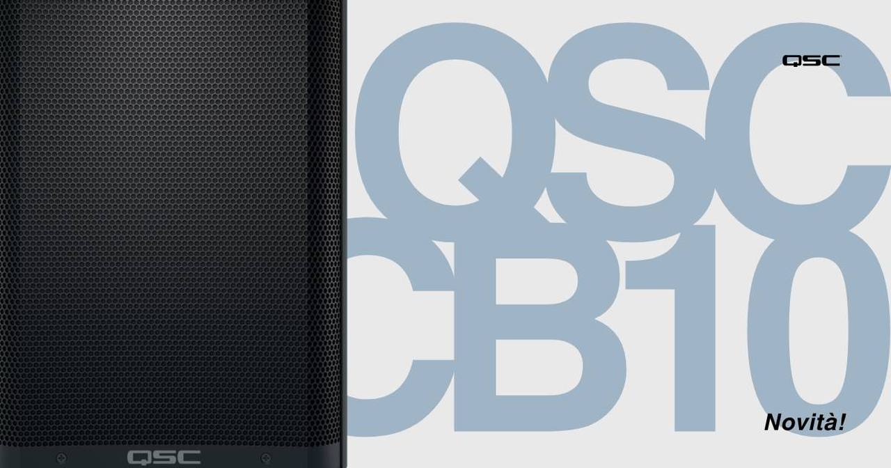 In arrivo CB10: sistema di diffusione compatto e a batteria per applicazioni audio professionali