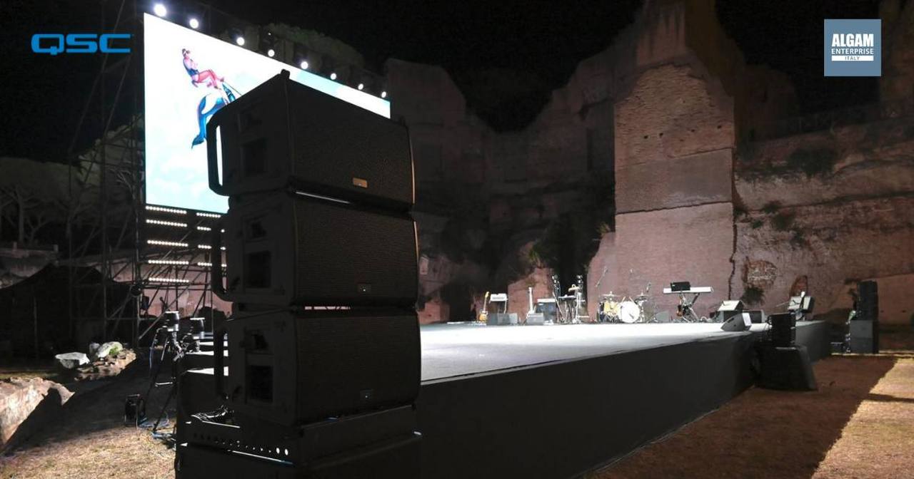 QSC L Class per il Festival della Letteratura 2025: parole risuonano nitide nello Stadio Palatino