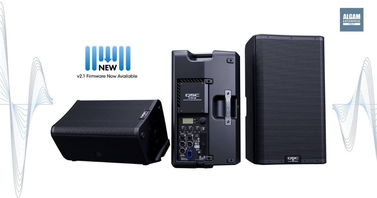 Nuovo Firmware per la serie K.2 di QSC