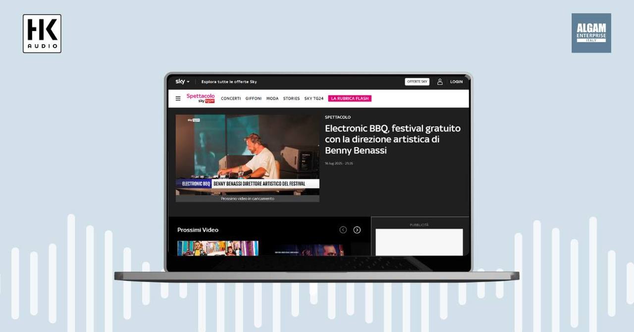 HK Audio COSMO protagonista al DJ Booth di Benny Benassi HK Audio COSMO protagonista al DJ Booth di Benny Benassi