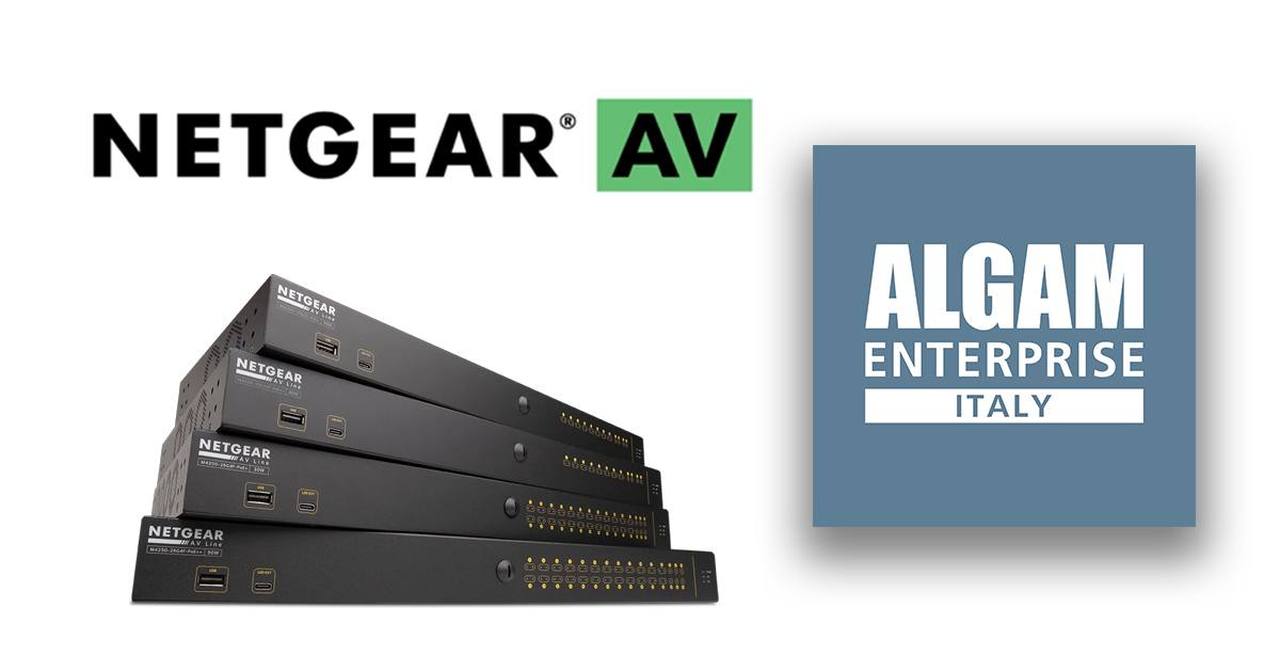 Algam Enterprise Italy annuncia la distribuzione di Netgear AV per il mercato italiano
