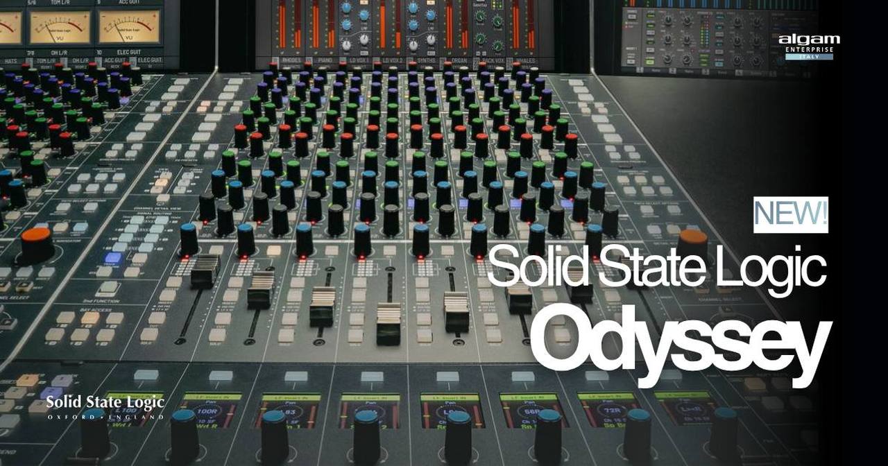 Solid State Logic lancia Odyssey, la nuova console analogica di punta