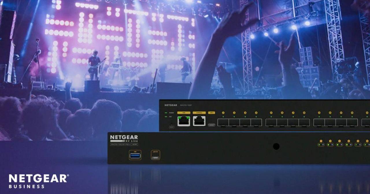 NETGEAR AV Line M4250: eccellenza nelle reti AV professionali