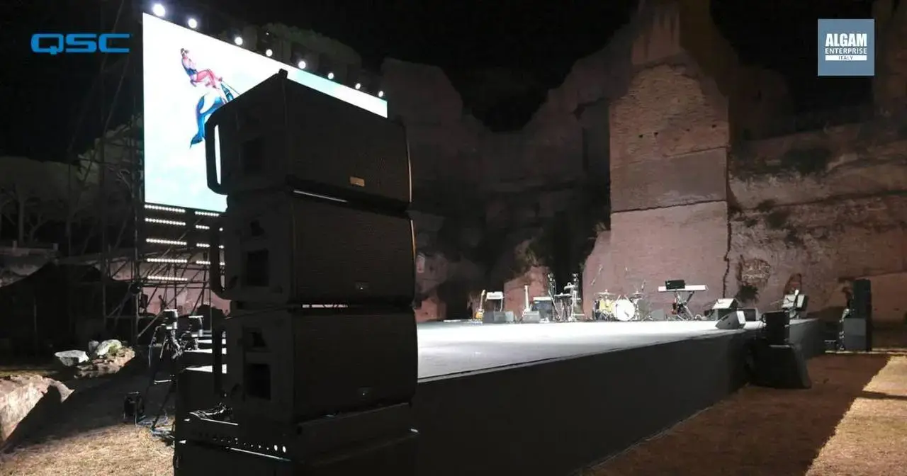 QSC L Class per il Festival della Letteratura 2025: parole risuonano nitide nello Stadio Palatino