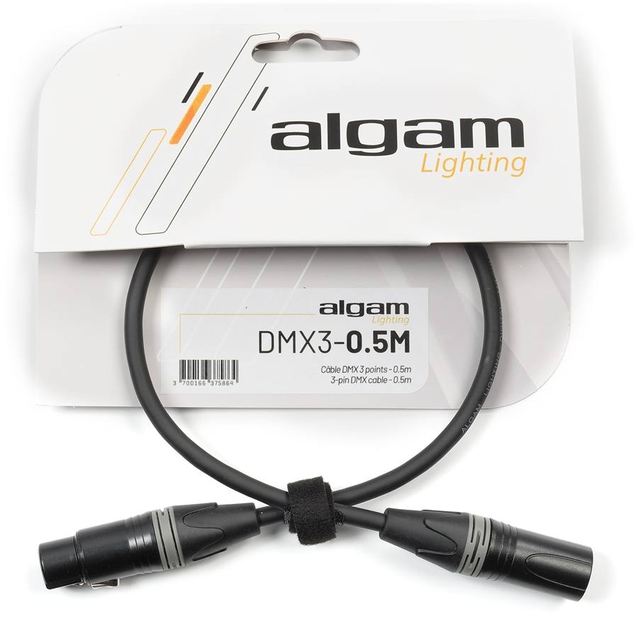 DMX3-0.5M Cavo DMX 3 Poli 0,5 mt