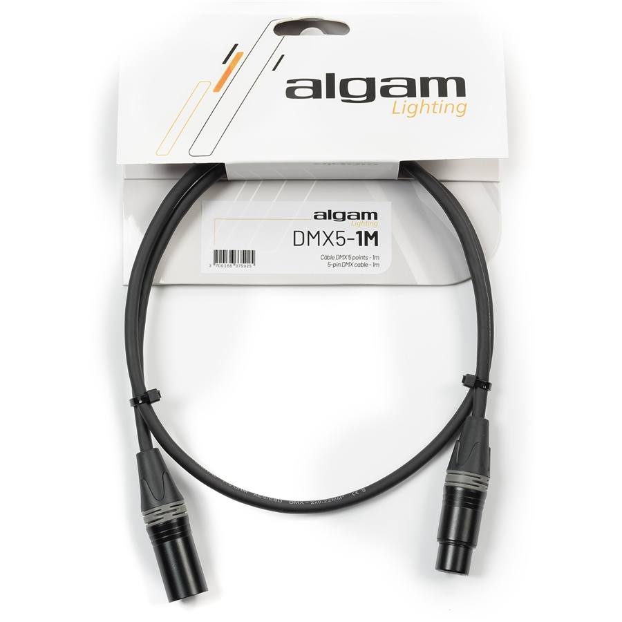 DMX5-1M Cavo DMX 5 Poli 1 mt