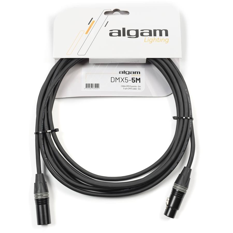 DMX5-5M Cavo DMX 5 Poli 5 mt