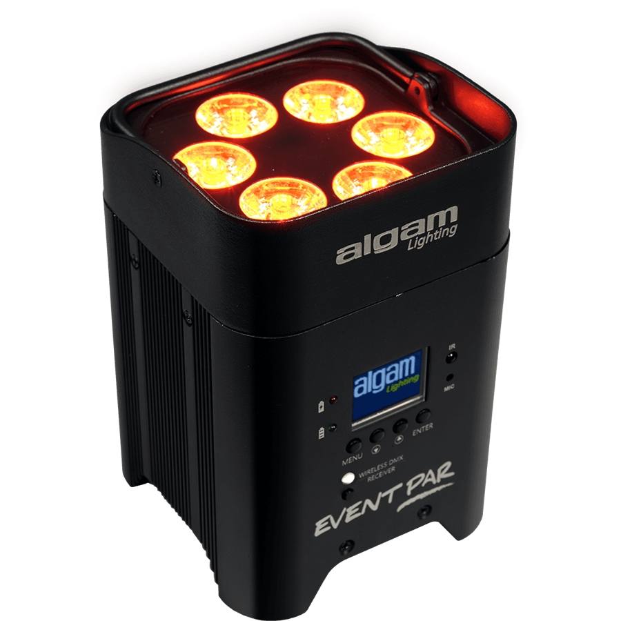 EVENTPAR Par Led 6x12W RGBWA-UV a Batteria