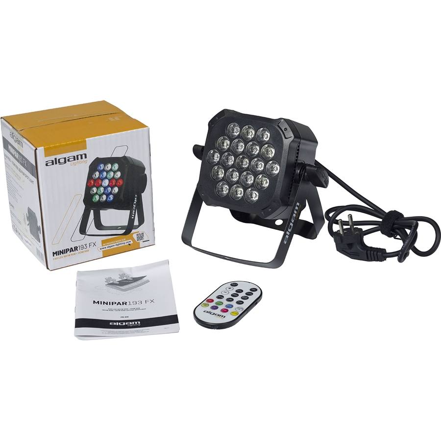 MINIPAR-193-FX Par Led 18x1W + 1x3W RGB
