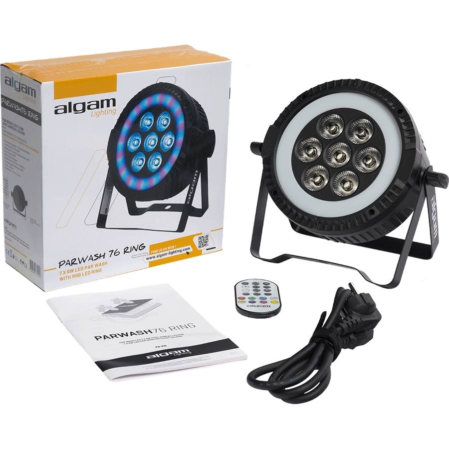 PARWASH76-RING Par Led 7x6W RGBW + RING RGB
