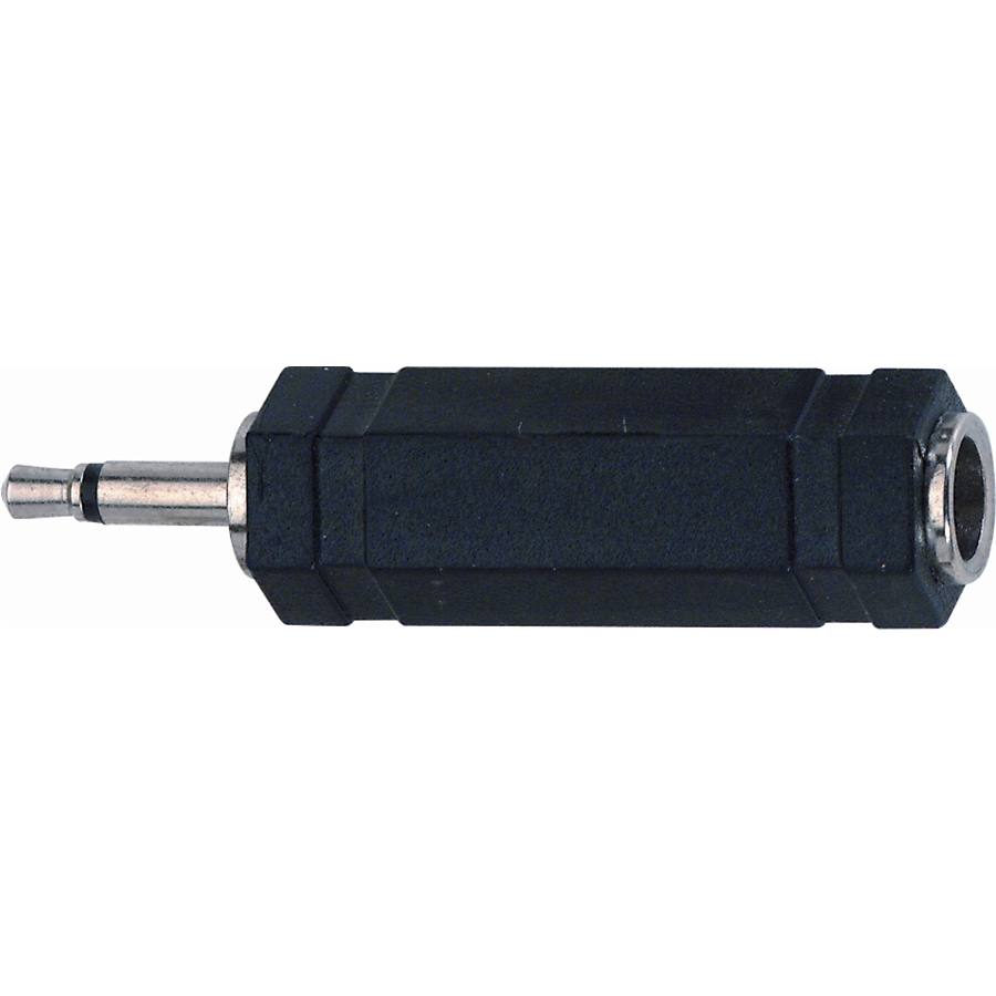AD/18 Adattatore miniJack TS Mono 3.5/Presa Jack TS Mono 6.3