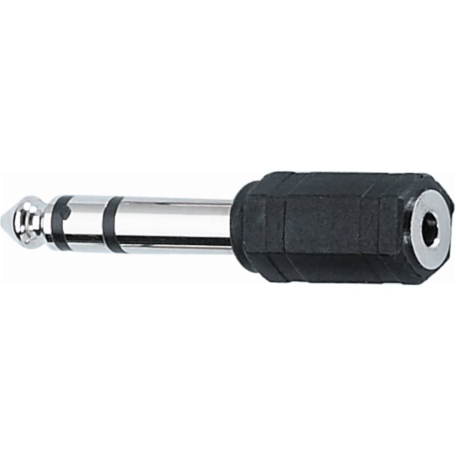 AD/21 Adattatore Jack TRS Stereo 6.3/Presa miniJack TRS Stereo 3.5