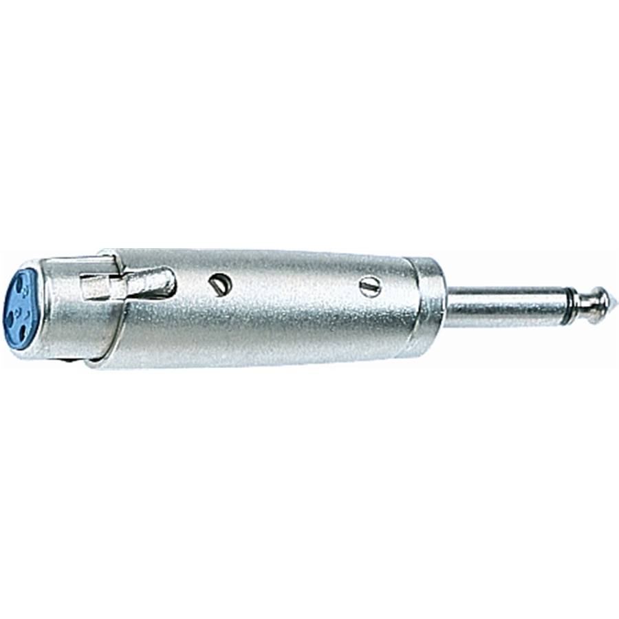 F/146-K Adattatore XLR Femmina/Jack TS Mono 6.3