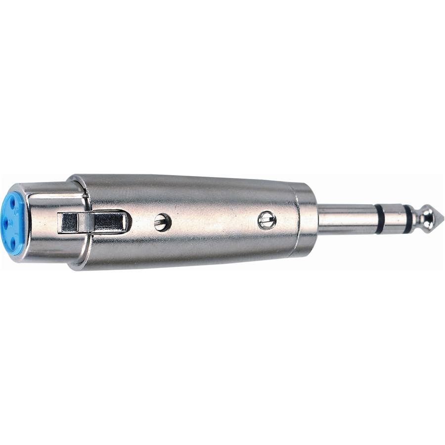 F/147-K Adattatore XLR Femmina/Jack TRS Stereo 6.3