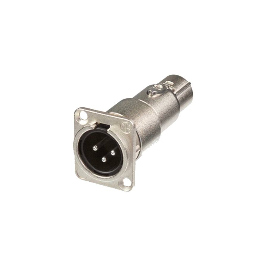 Neutrik NA3MDF XLR Maschio Pannello/XLR Femmina