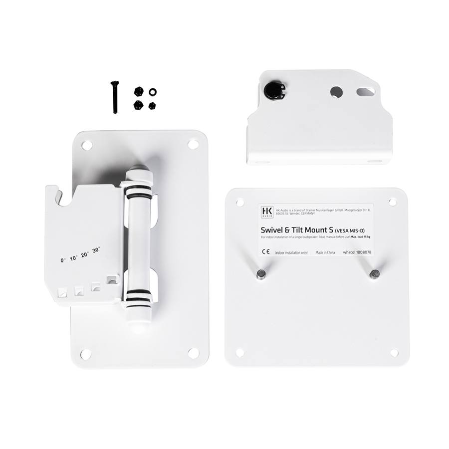 Fineo Swivel and tilt mount S Bianco/RAL